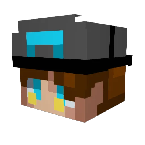 Ger_Electric23 Minecraft avatar head, 3D render