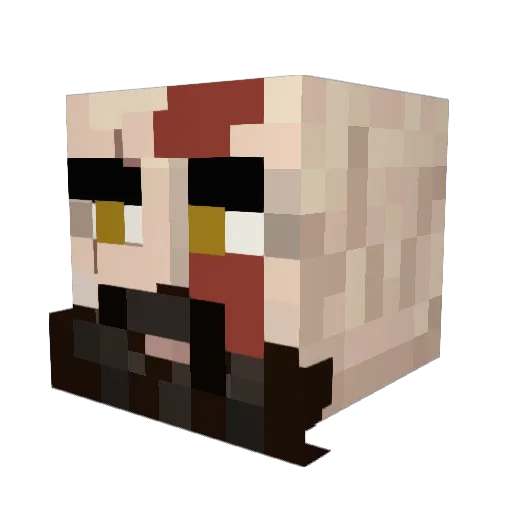 GerardoZ98 Minecraft avatar head, 3D render