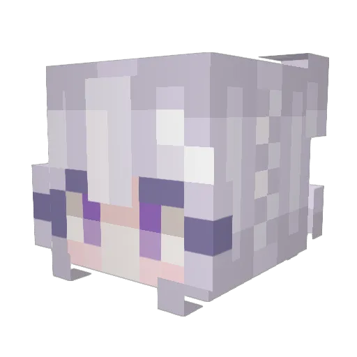 Gerardo_man Minecraft avatar head, 3D render