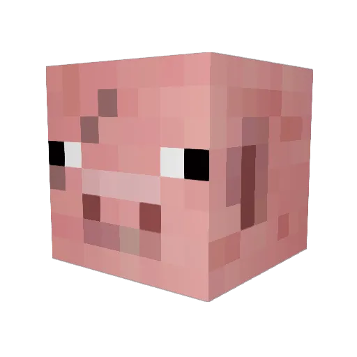 Gerardster Minecraft avatar head, 3D render