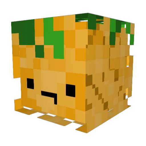 GerbinDaVin Minecraft avatar head, 3D render