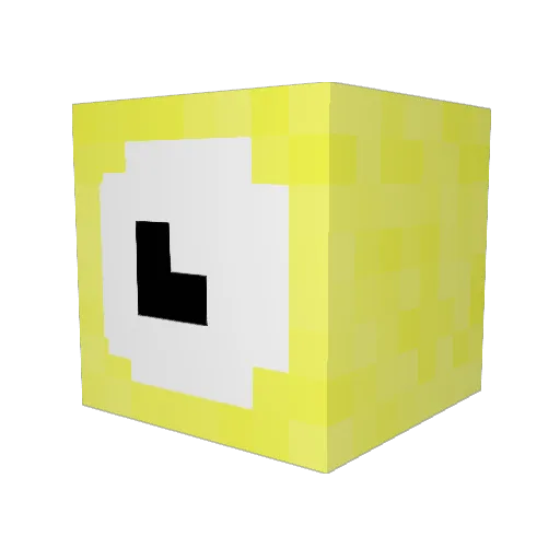 Gerbmooq Minecraft avatar head, 3D render