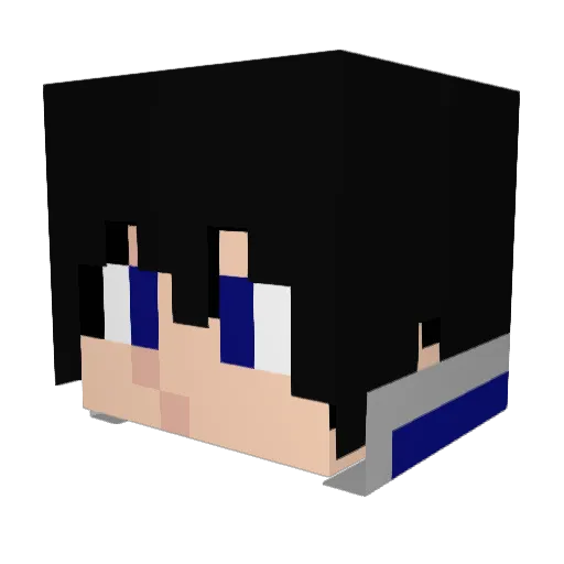 Geremy_gg Minecraft avatar head, 3D render