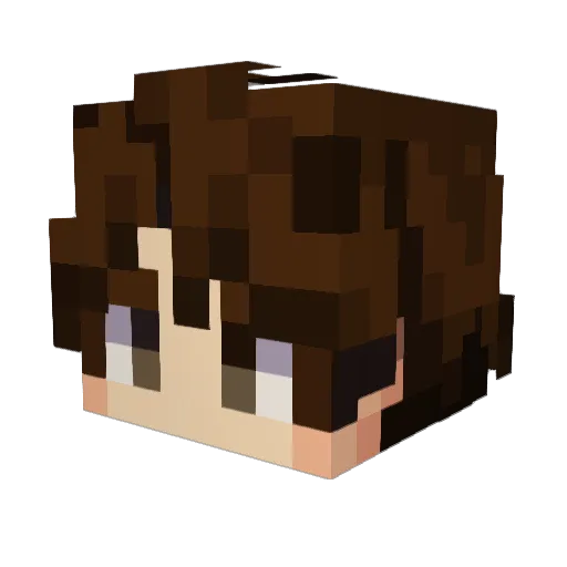 Gerfran__ Minecraft avatar head, 3D render