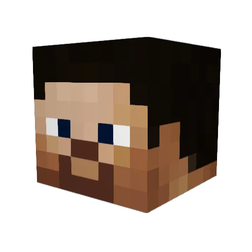 Gergoman069 Minecraft avatar head, 3D render