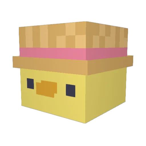 Gerik_00 Minecraft avatar head, 3D render