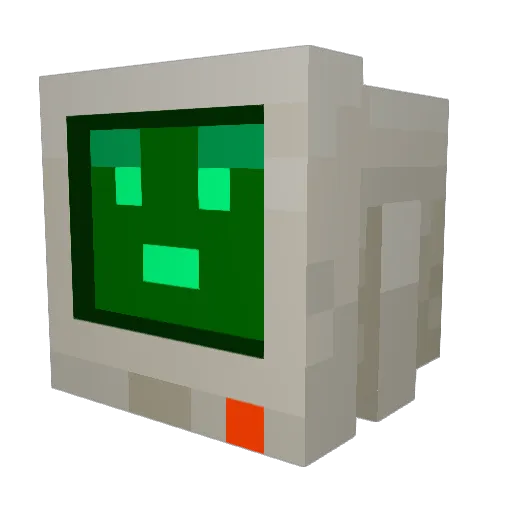 Geringflieger Minecraft avatar head, 3D render