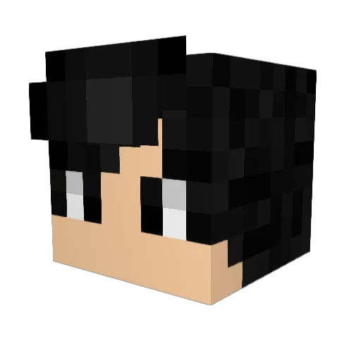 German4545 Minecraft avatar head, 3D render