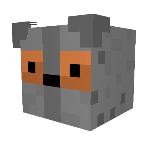 German4613 Minecraft avatar head, 3D render