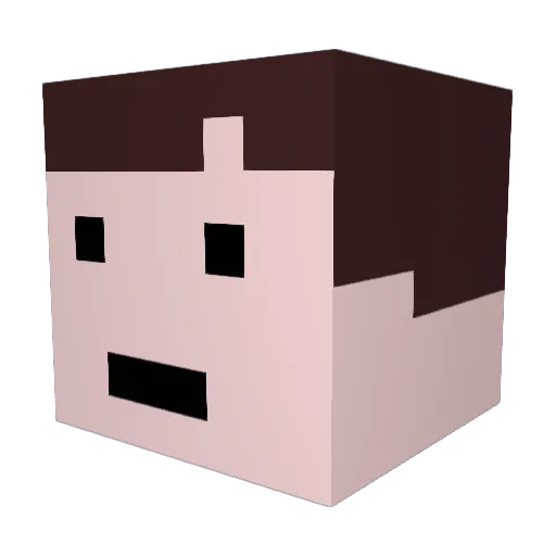 GermanEagle Minecraft avatar head, 3D render
