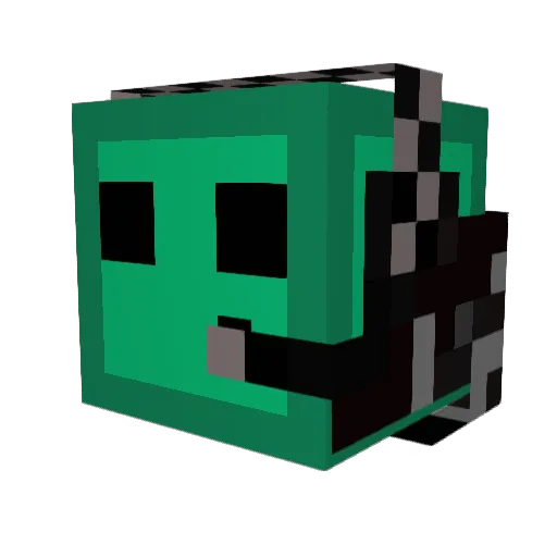GermanNexus Minecraft avatar head, 3D render