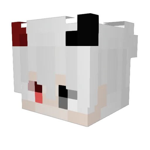 GermanSCH Minecraft avatar head, 3D render