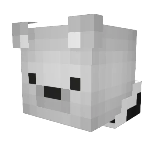 GermanSentineI Minecraft avatar head, 3D render