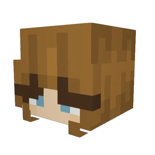 GermanSpeed Minecraft avatar head, 3D render