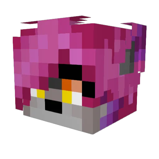 GermanVix_ML Minecraft avatar head, 3D render