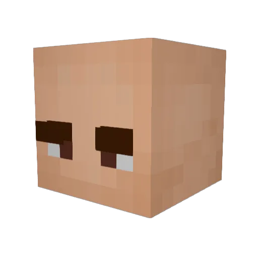 German_Fighter25 Minecraft avatar head, 3D render