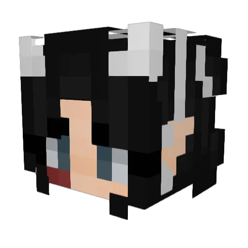 German_Loser Minecraft avatar head, 3D render