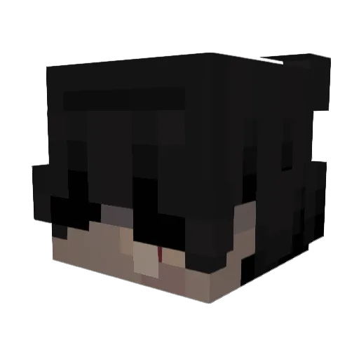 Germinion Minecraft avatar head, 3D render