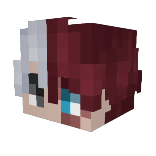 Geroldst3iner Minecraft avatar head, 3D render