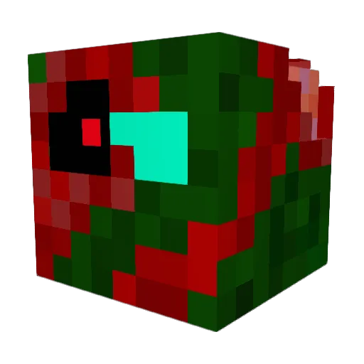 Gerrit33 Minecraft avatar head, 3D render