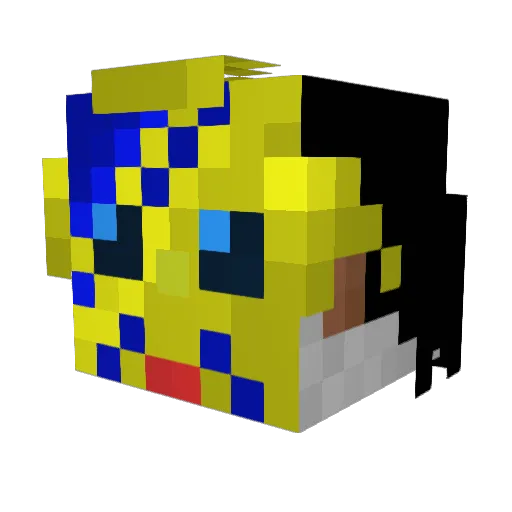 Gersado1080 Minecraft avatar head, 3D render