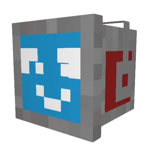 GershenYT Minecraft avatar head, 3D render