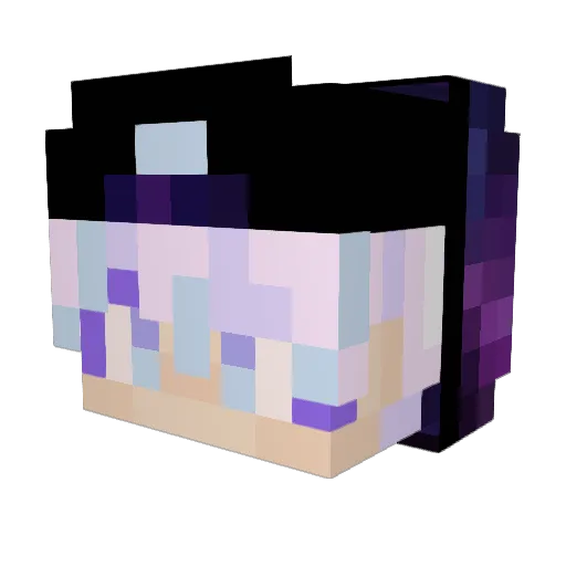Gershum Minecraft avatar head, 3D render