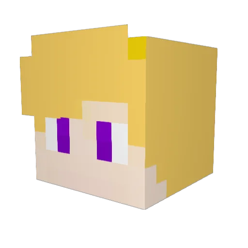 Gerson_Andre123 Minecraft avatar head, 3D render