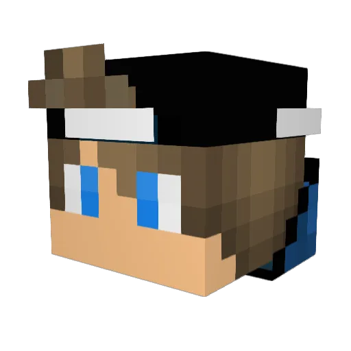 Gerson_XD Minecraft avatar head, 3D render