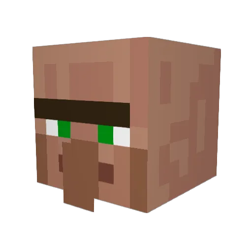 Gersonrs Minecraft avatar head, 3D render