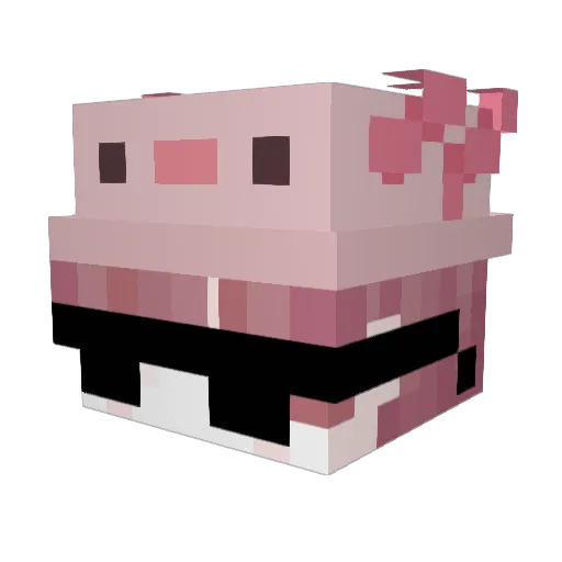 GertMMO Minecraft avatar head, 3D render