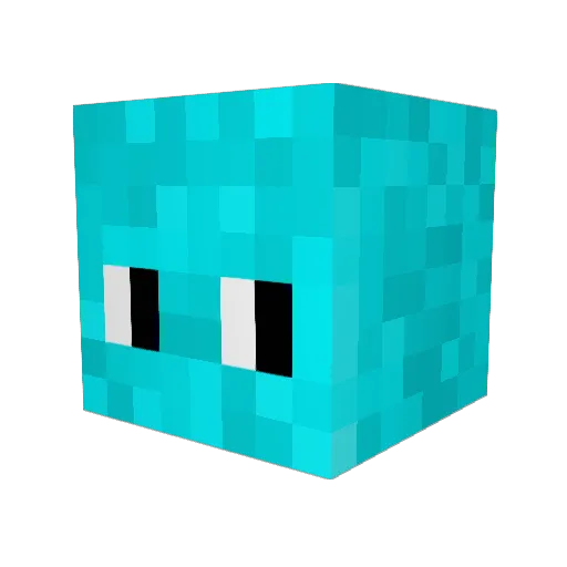 GervixTV Minecraft avatar head, 3D render
