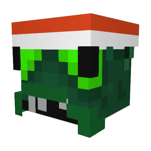 Gesmo Minecraft avatar head, 3D render