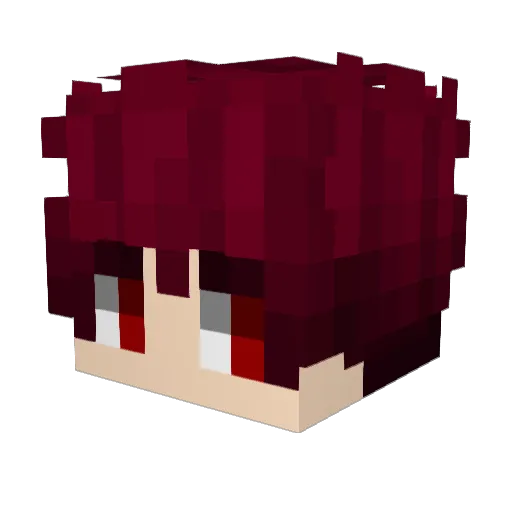 Gestalt_Entity Minecraft avatar head, 3D render