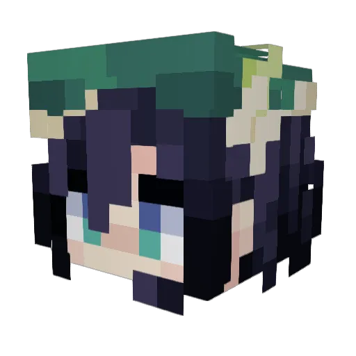 Get4 Minecraft avatar head, 3D render