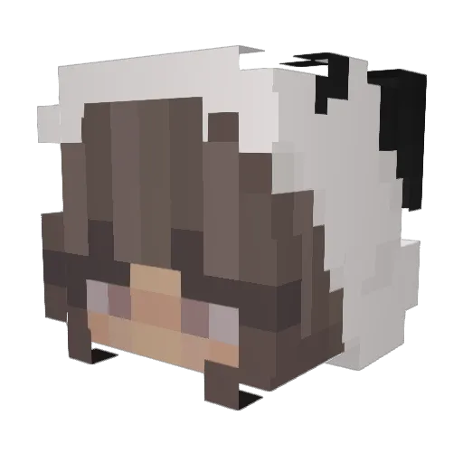 GetChips Minecraft avatar head, 3D render