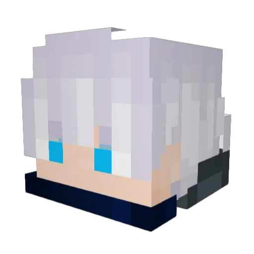 GetClApp3de Minecraft avatar head, 3D render