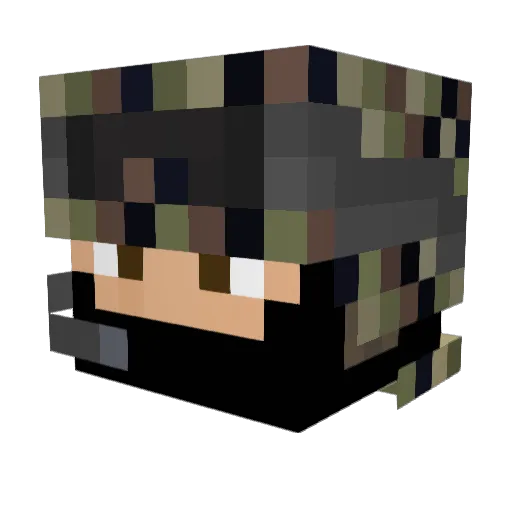 GetDCantCannon Minecraft avatar head, 3D render