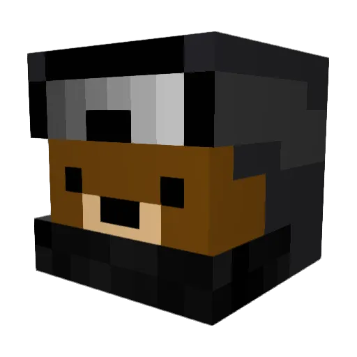 GetDumped Minecraft avatar head, 3D render