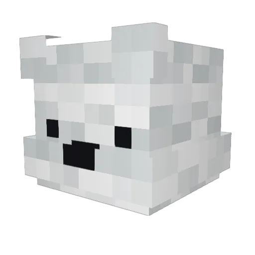 GetMads Minecraft avatar head, 3D render