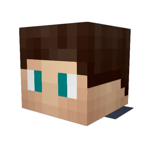 GetMoney8486 Minecraft avatar head, 3D render