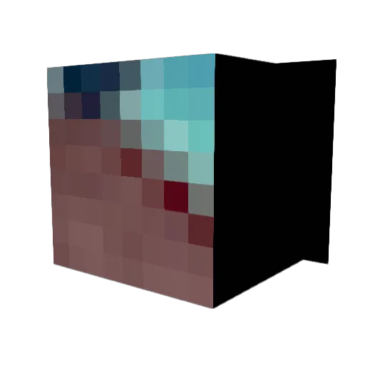 GetPoopOn Minecraft avatar head, 3D render