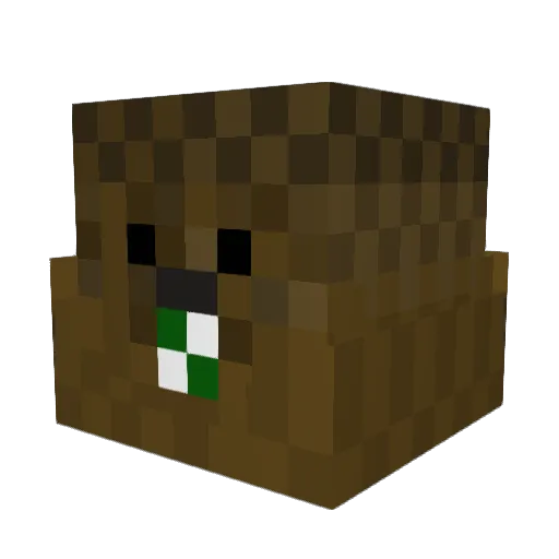 GetRektM8_ Minecraft avatar head, 3D render