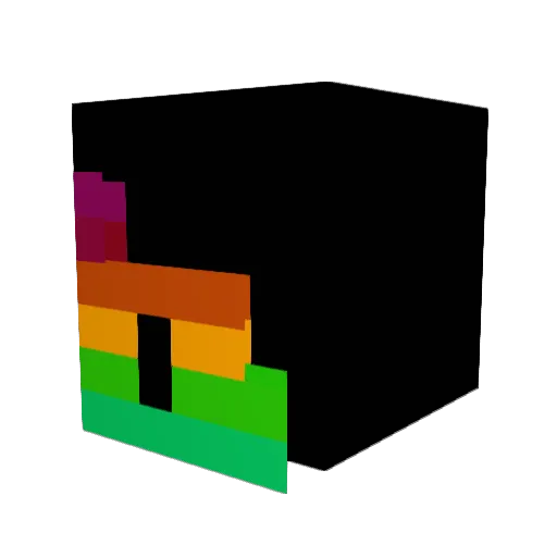 GetSomeRest Minecraft avatar head, 3D render