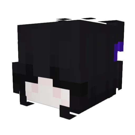 GetSpatOn Minecraft avatar head, 3D render