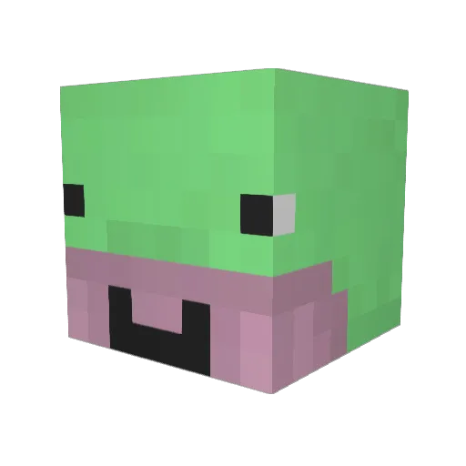 Get_DDosed Minecraft avatar head, 3D render