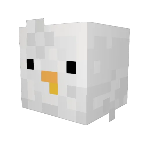 Get_Goosed_ Minecraft avatar head, 3D render