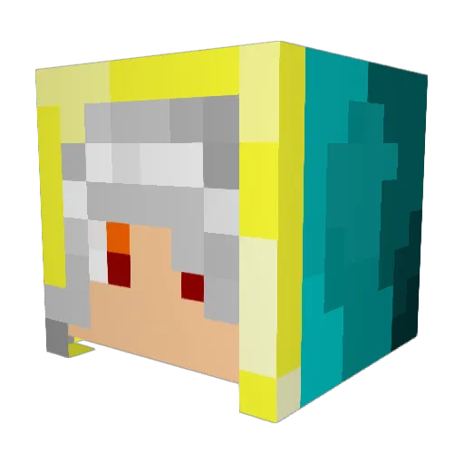 GetitByYourHands Minecraft avatar head, 3D render