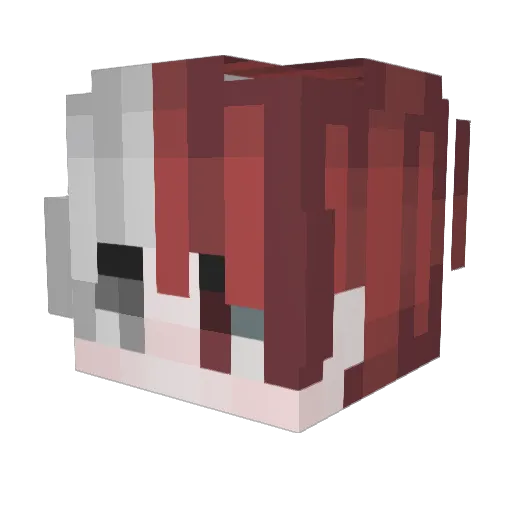 Getoffmyacc123 Minecraft avatar head, 3D render