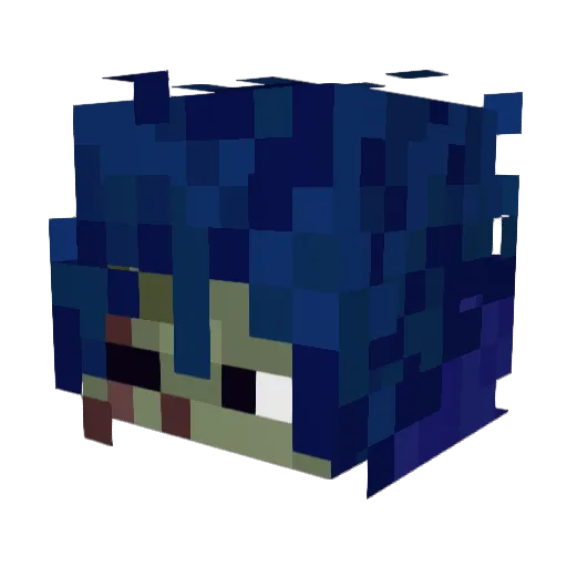 Getray009 Minecraft avatar head, 3D render
